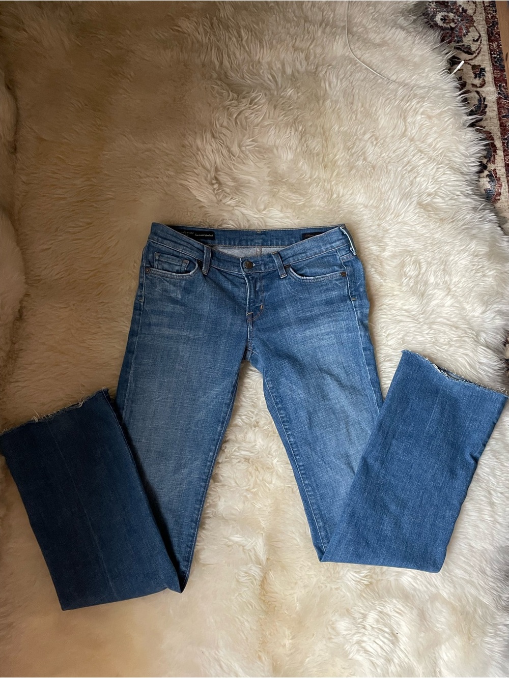 Vintage citizens of humanity Kelly super low rise bootcut flare jeans
